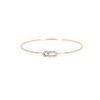 Messika Move Uno small model bracelet in pink gold and diamonds - 360 thumbnail