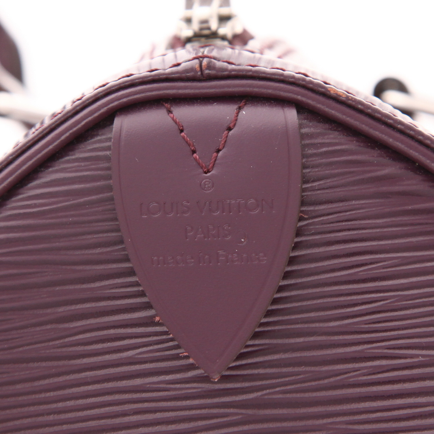 Borsa Louis Vuitton  Speedy 25 in pelle Epi viola - Detail D2