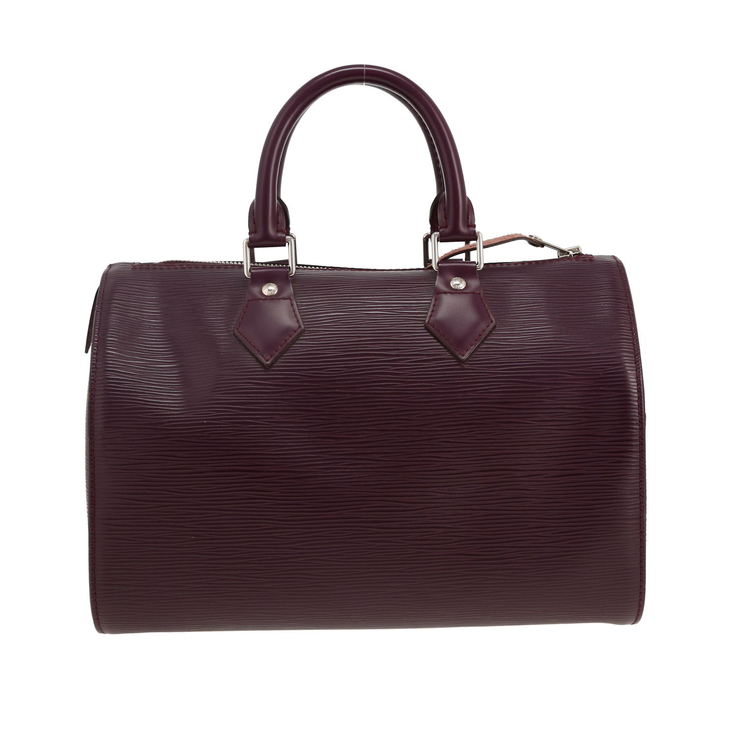 Borsa Louis Vuitton  Speedy 25 in pelle Epi viola - Detail D4
