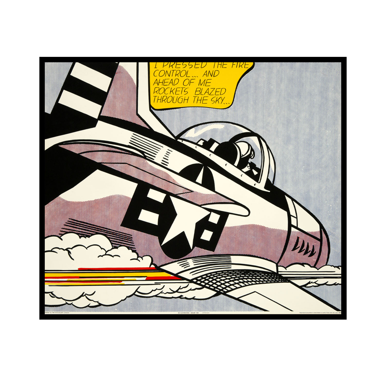 Roy Lichtenstein (1923-1997), WHAAM! Poster - 1967 - Detail D4