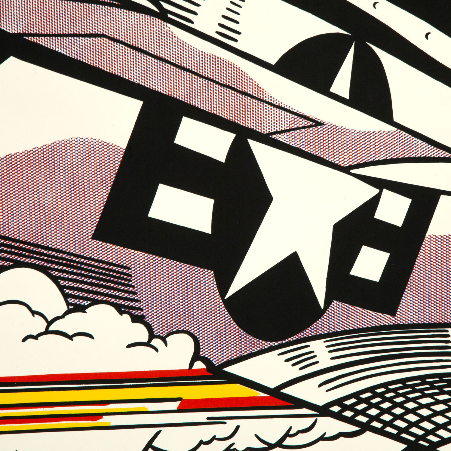Roy Lichtenstein (1923-1997), WHAAM! Poster - 1967 - Detail D5