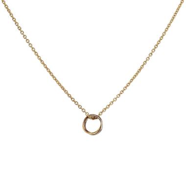 Cartier 3 ring necklace sale