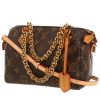 Borsa Louis Vuitton  Speedy 20 cm in tela monogram marrone e pelle naturale - 00pp thumbnail