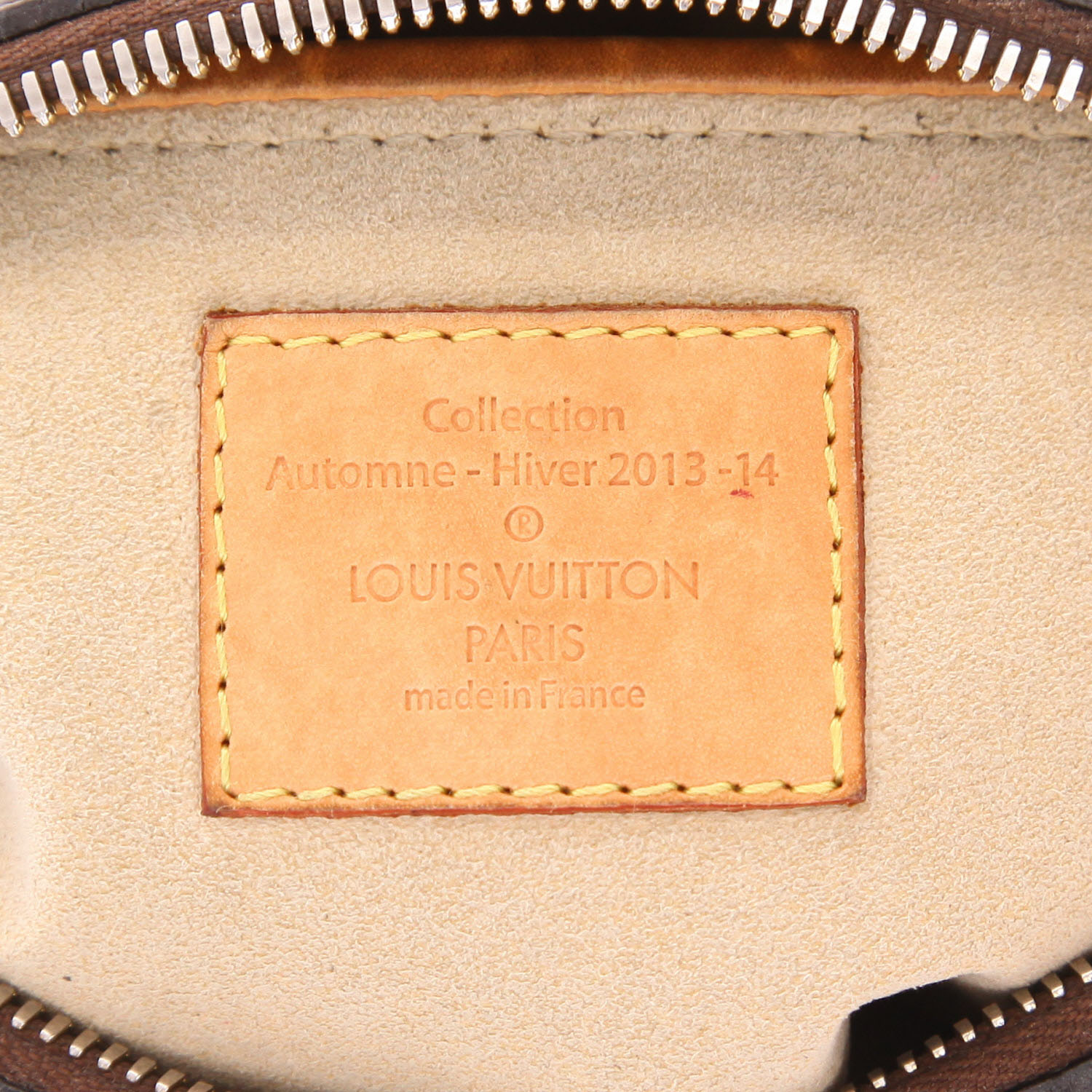 Sac à main Louis Vuitton  Speedy 20 cm en toile monogram marron et cuir naturel - Detail D2