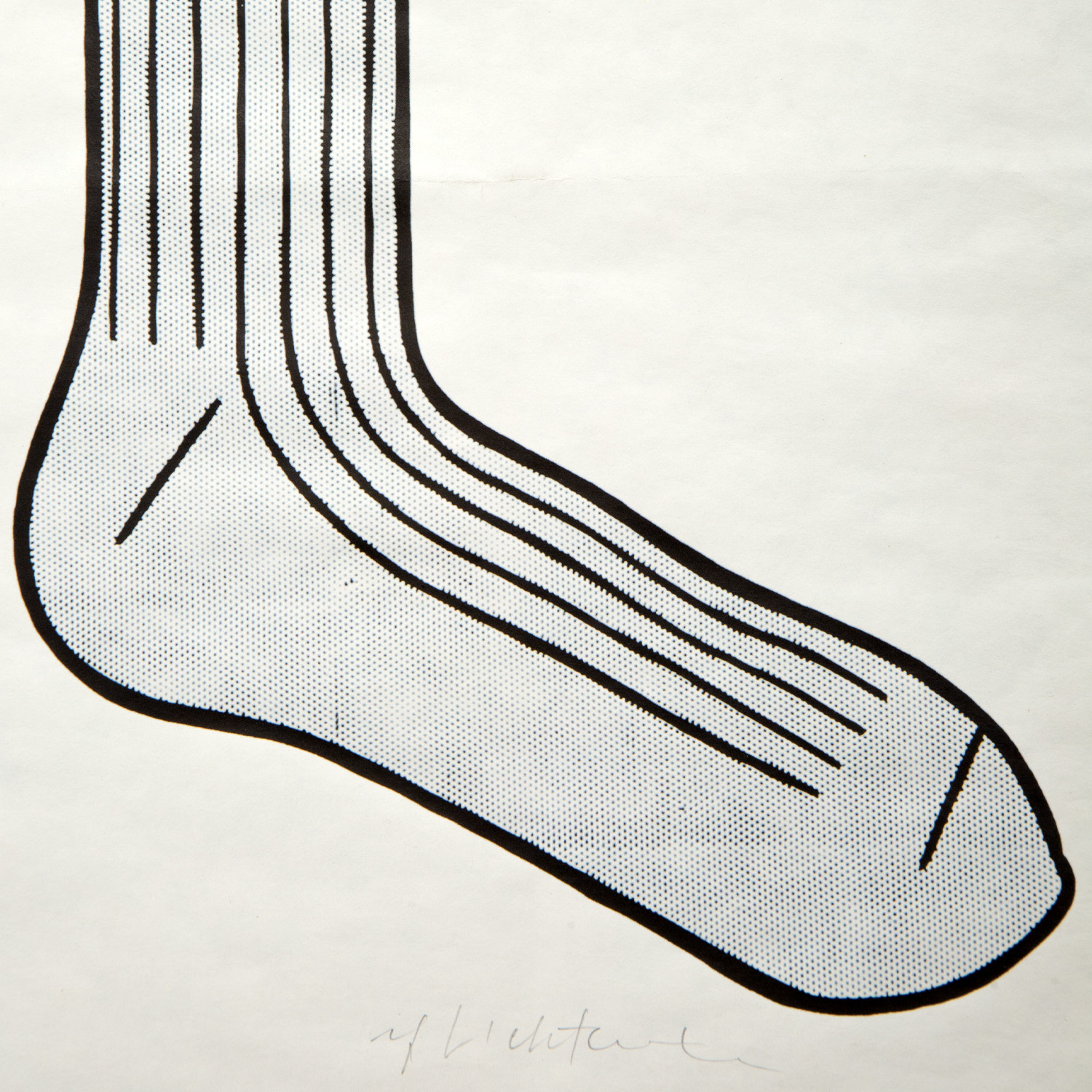 Roy Lichtenstein (1923-1997), Sock Announcement - 1963