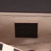 Louis Vuitton   handbag  in brown and white leather  and brown leather - Detail D2 thumbnail