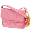 Dior  Vintage shoulder bag  in pink grained leather - 00pp thumbnail