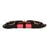 Gucci  Mors handbag  in black and pink leather  and black logo canvas - Detail D1 thumbnail