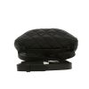 Chanel  Pochette ceinture clutch-belt  in black quilted leather - Detail D4 thumbnail