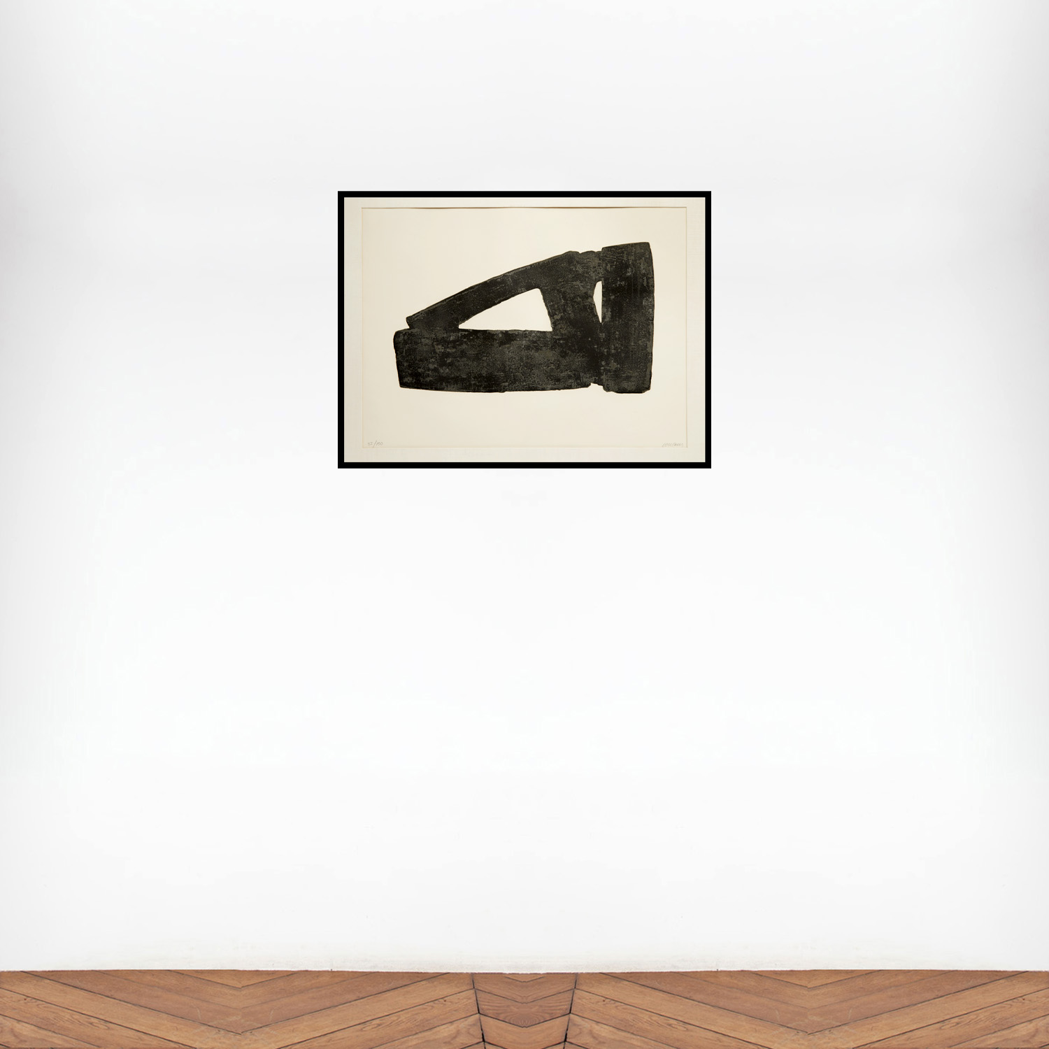 Pierre Soulages (1919-2022), Eau-forte XXIII - 1974 - Detail D4