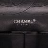 Chanel 2.55 handbag  in black quilted iridescent leather - Detail D2 thumbnail