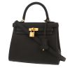 Sac à main Hermès  Kelly 25 cm en cuir togo noir - 00pp thumbnail