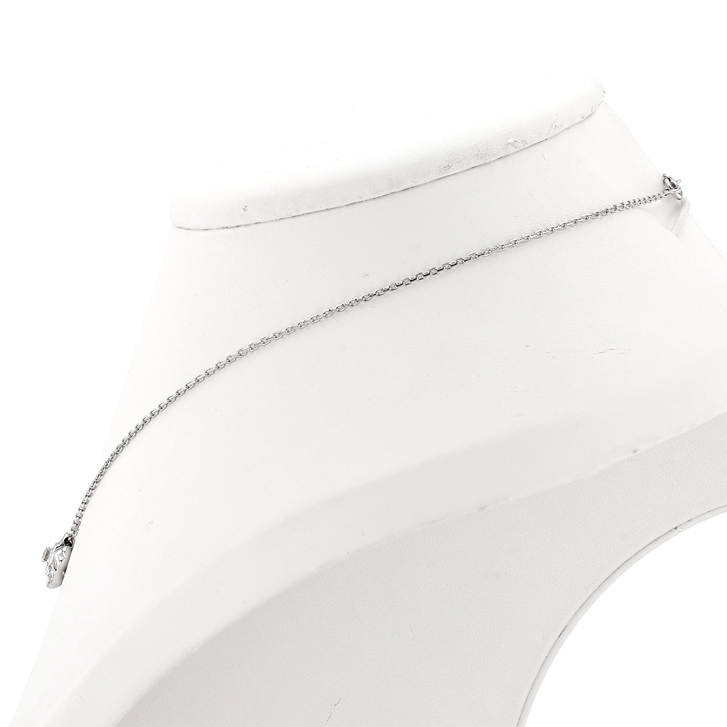 Collana Chanel Camelia in oro bianco e diamanti - Detail D3