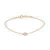 Tiffany & Co Diamonds By The Yard bracelet in pink gold and diamond - 00pp thumbnail