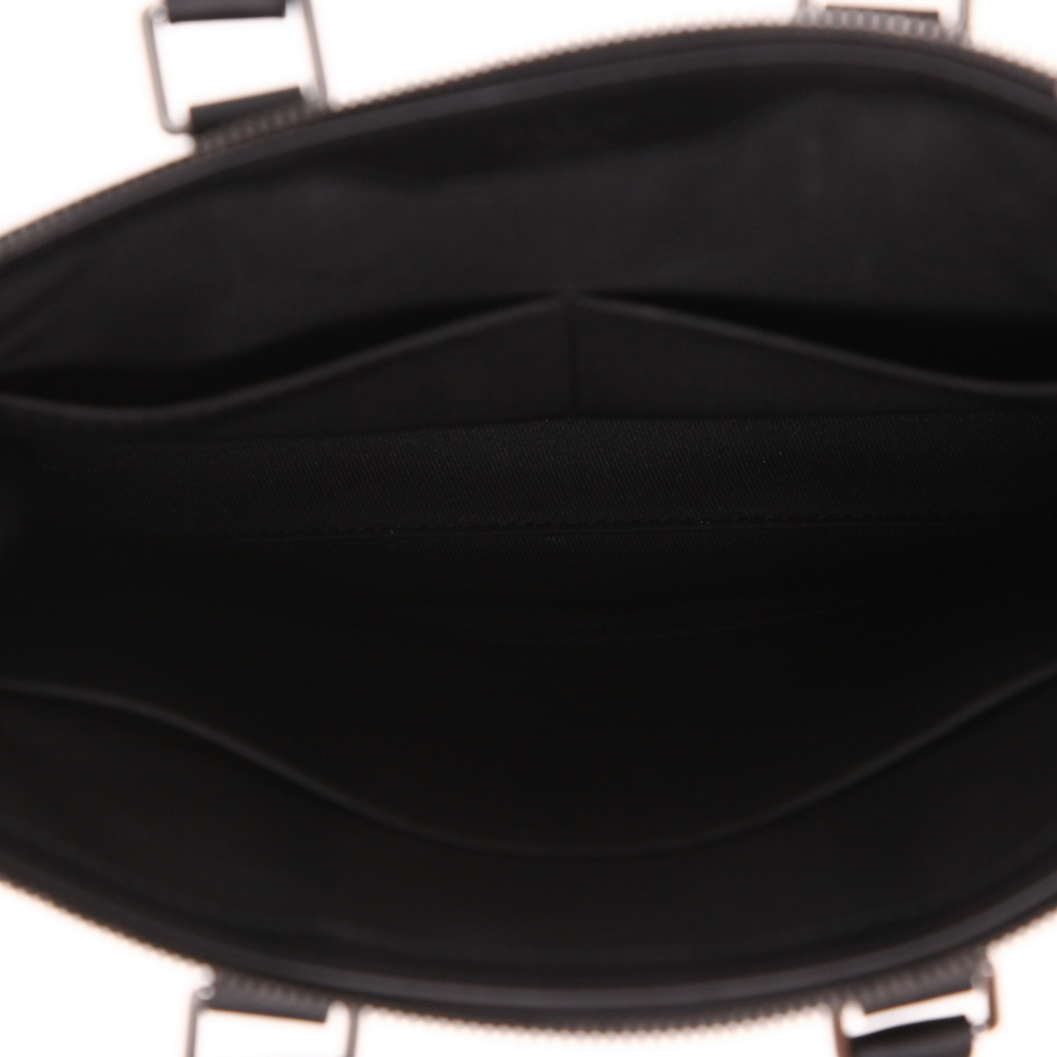 Sac bandoulière Louis Vuitton   en toile monogram gris Graphite et cuir noir - Detail D3