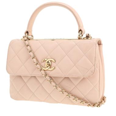 Borsa a tracolla Chanel  Trendy CC in pelle trapuntata rosa