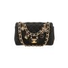 Sac bandoulière Chanel  Mini Timeless en cuir matelassé noir - 360 thumbnail