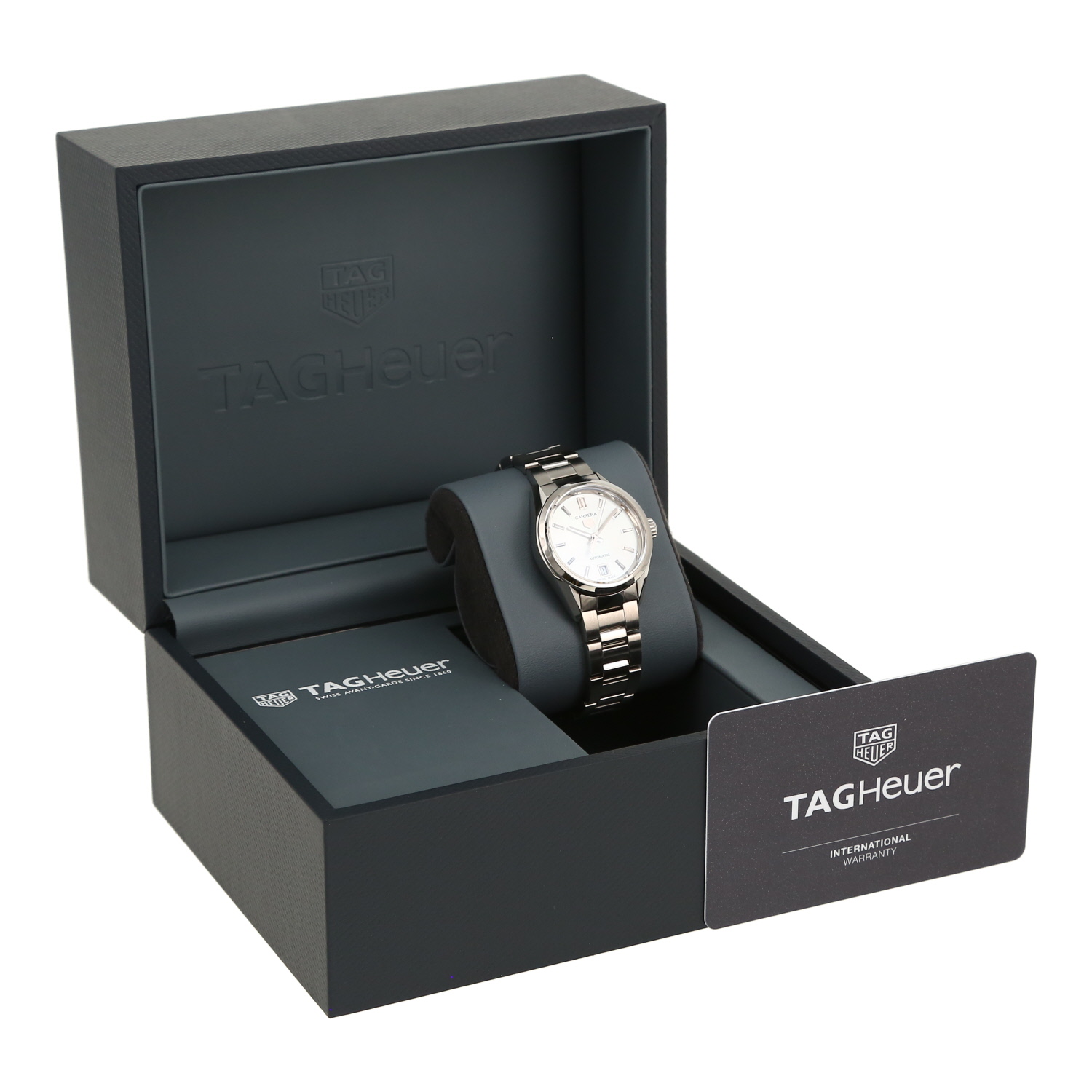 Montre TAG Heuer Carrera Lady en acier Ref: TAG Heuer - WBN2410  Vers 2020 - Detail D2