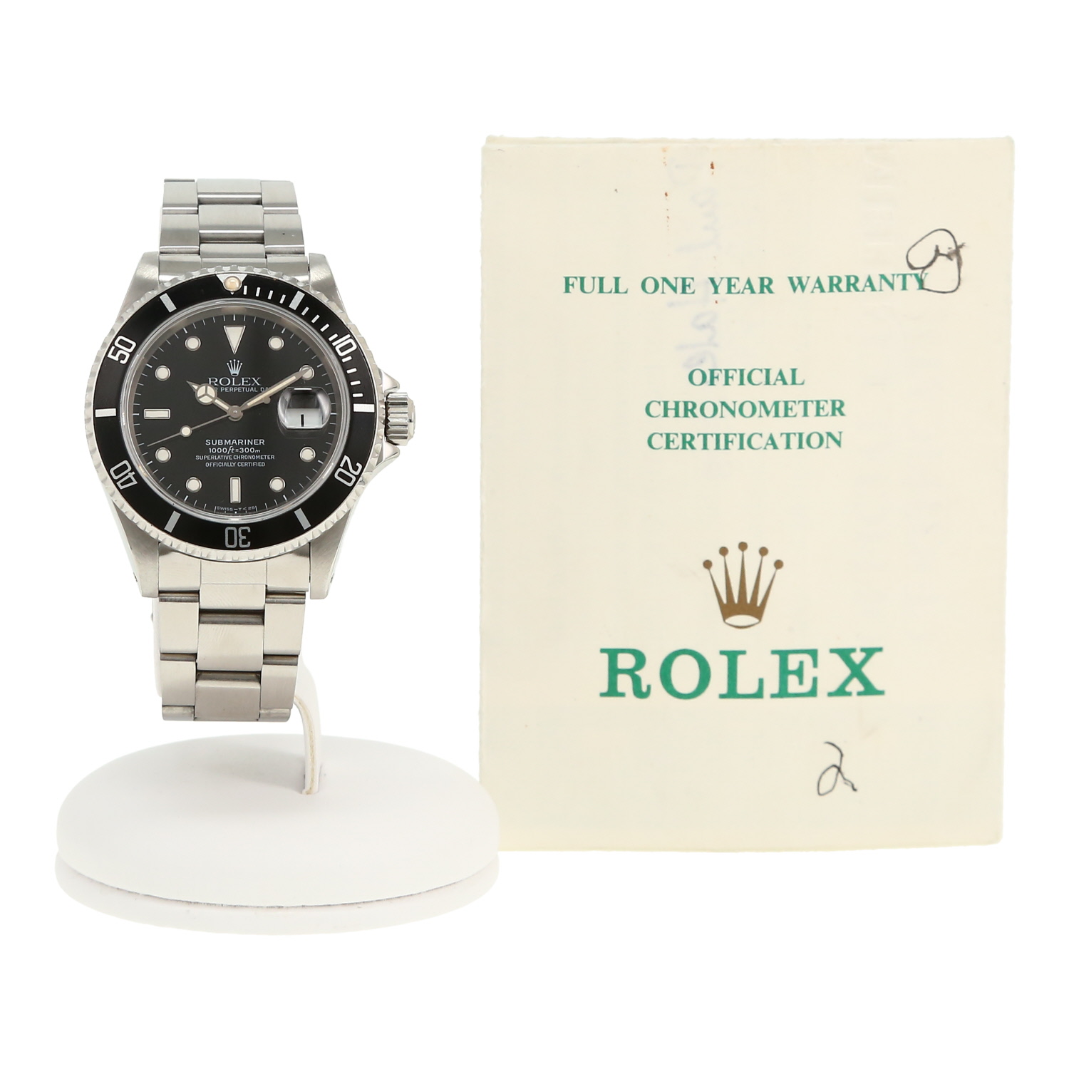 Reloj Rolex Submariner Date de acero Ref: Rolex - 16610  Circa 1993 - Detail D2