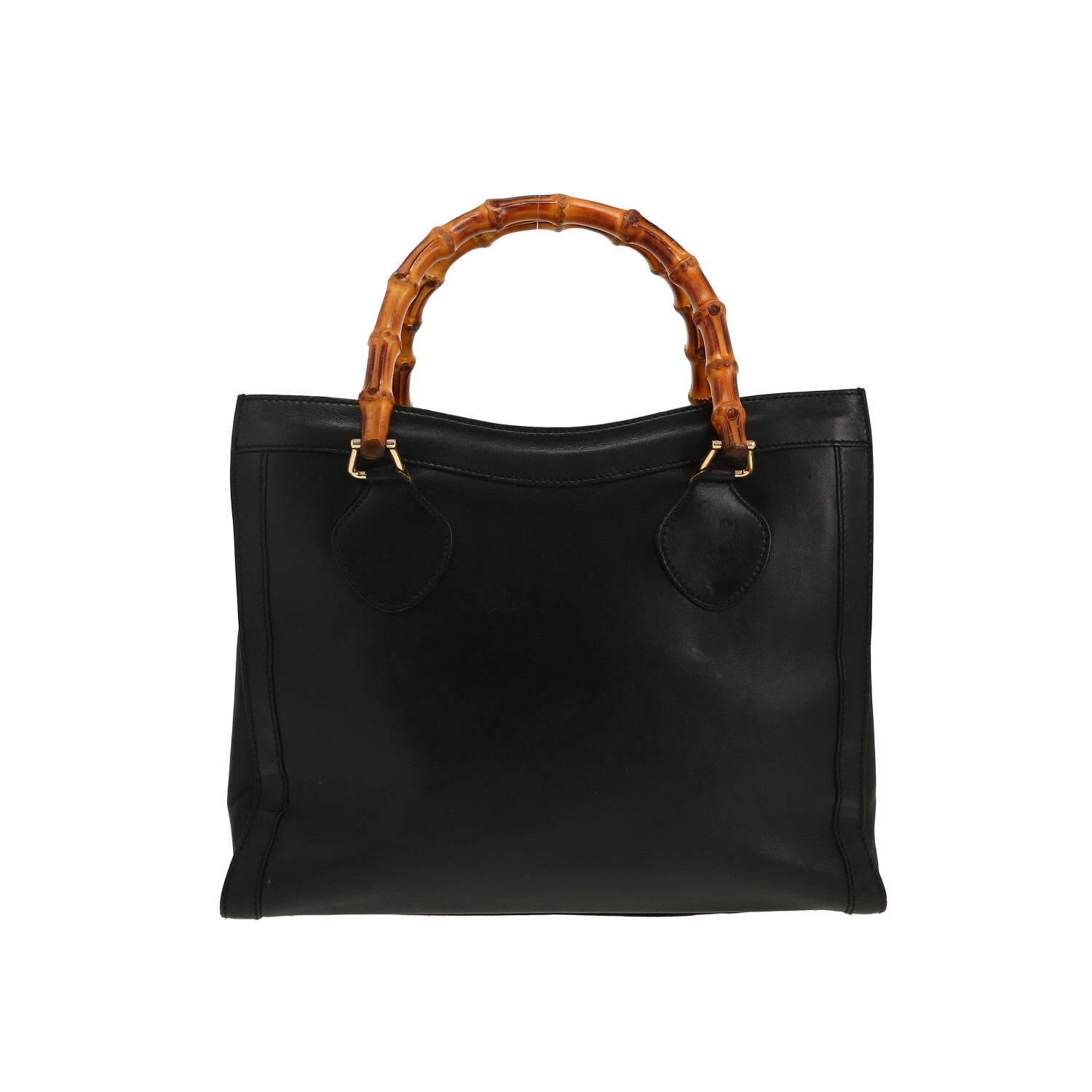 Gucci Diana handbag in black leather - Detail D4