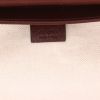 Gucci  1955 Horsebit small model  shoulder bag  in burgundy "sûpreme GG" canvas  and burgundy leather - Detail D2 thumbnail