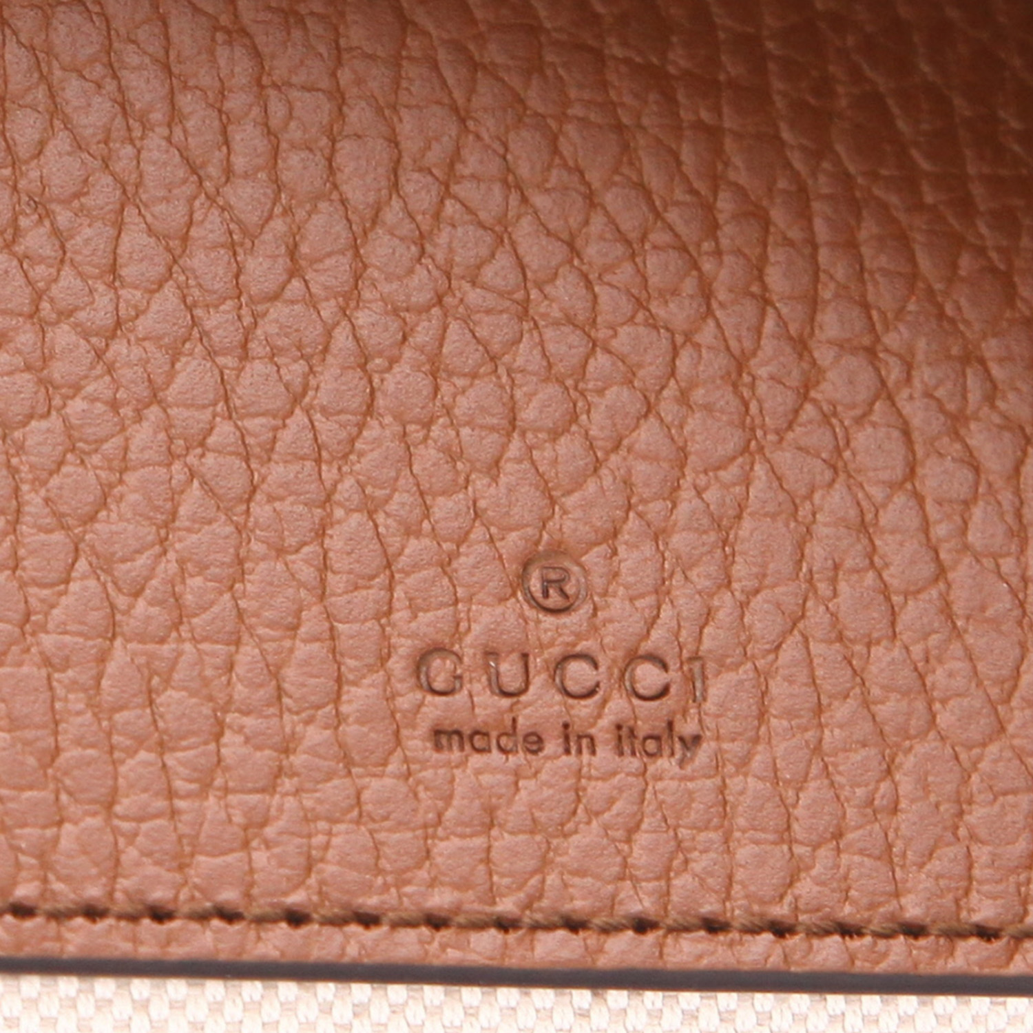 Gucci  Jackie mini  shoulder bag  in blue monogram denim canvas  and brown leather - Detail D2