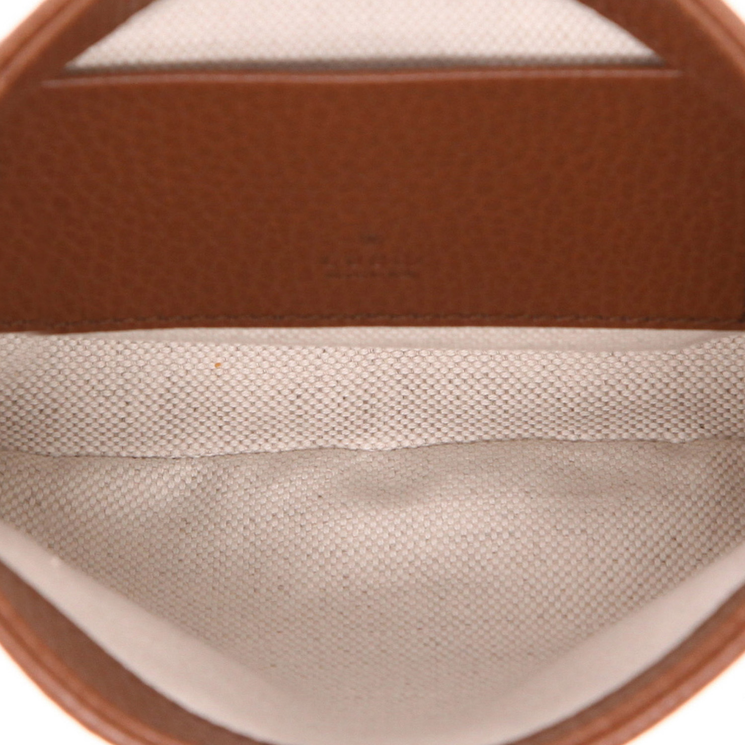 Gucci  Jackie mini  shoulder bag  in blue monogram denim canvas  and brown leather - Detail D3