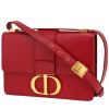 Bolso bandolera Dior  30 Montaigne en cuero rojo - 00pp thumbnail