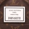 Louis Vuitton Editions Limitées Fornasetti handbag  in gold leather  and monogram canvas - Detail D2 thumbnail