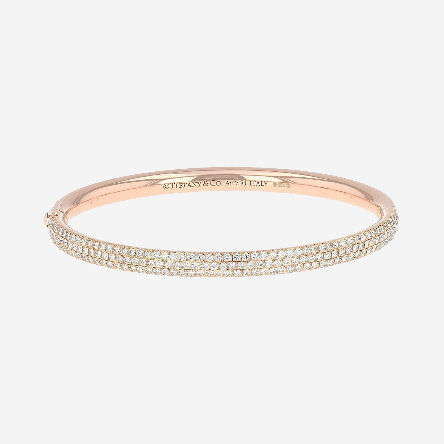 Tiffany & Co Metro bracelet in pink gold and diamonds