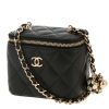 Chanel   shoulder bag  in black quilted leather - 00pp thumbnail