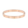 Bracelet Cartier Love 4 diamants en or rose et diamants, taille 16 - 00pp thumbnail