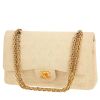 Bolso de mano Chanel  Timeless Classic en jersey beige - 00pp thumbnail