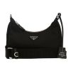 Prada  Re-Edition 2005 shoulder bag  in black canvas and leather - Detail D4 thumbnail