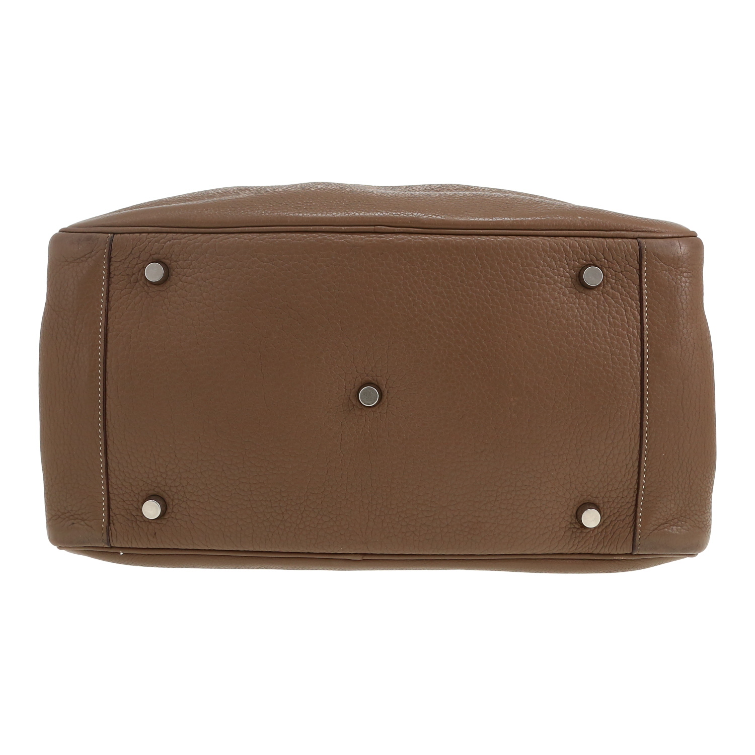 Hermès Lindy 30 cm handbag in etoupe togo leather - Detail D1
