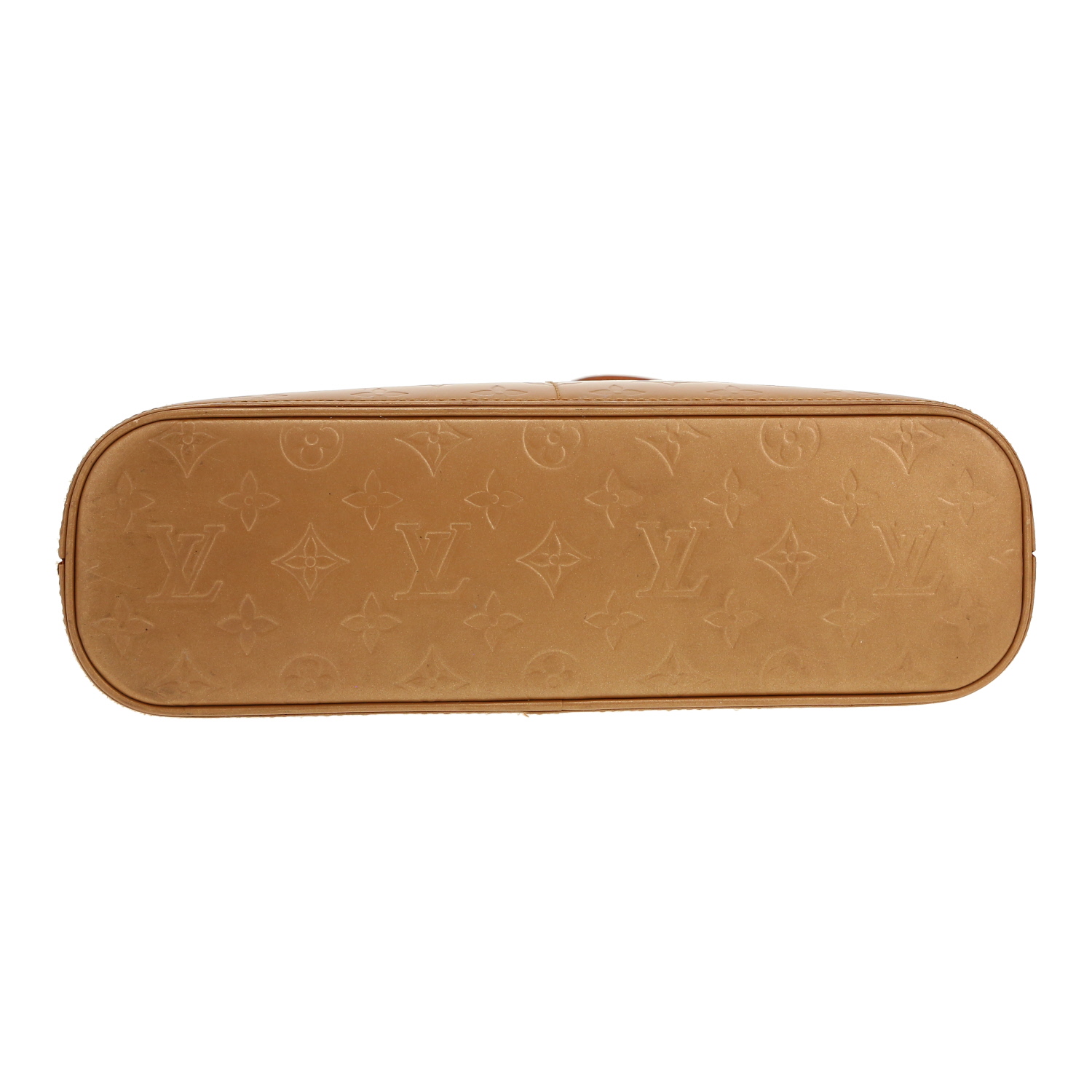Louis Vuitton Sutter handbag in gold monogram leather - Detail D1