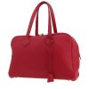 Bolso de mano Hermès  Victoria en cuero togo rojo - 00pp thumbnail