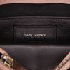 Saint Laurent  College medium model  shoulder bag  in pink chevron quilted leather - Detail D2 thumbnail