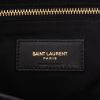 Saint Laurent  Loulou backpack  in black quilted velvet  and black leather - Detail D2 thumbnail