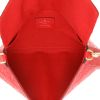 Louis Vuitton  Félicie shoulder bag  in red empreinte monogram leather - Detail D3 thumbnail