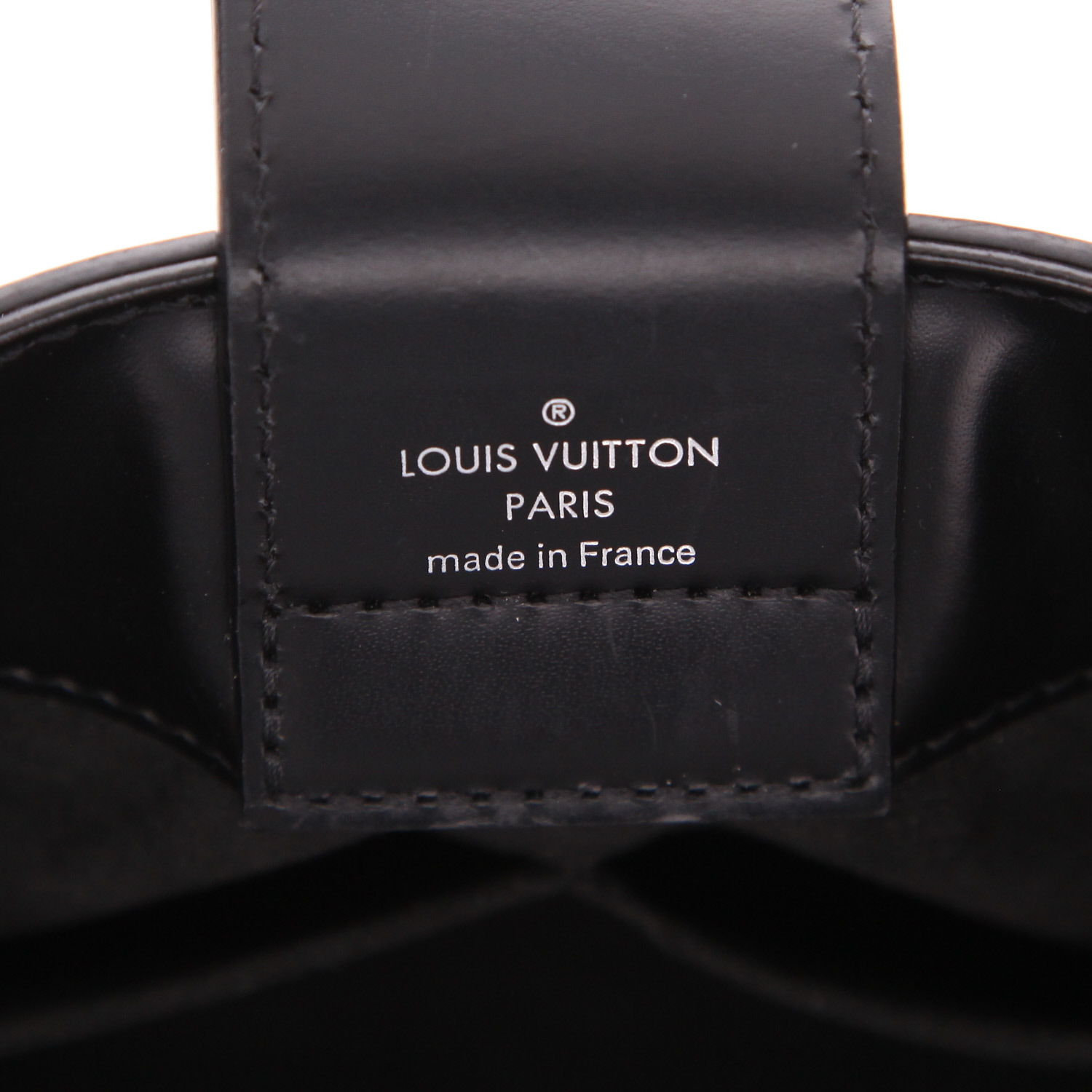 Bolso de mano Louis Vuitton  Kleber en cuero Epi negro - Detail D2