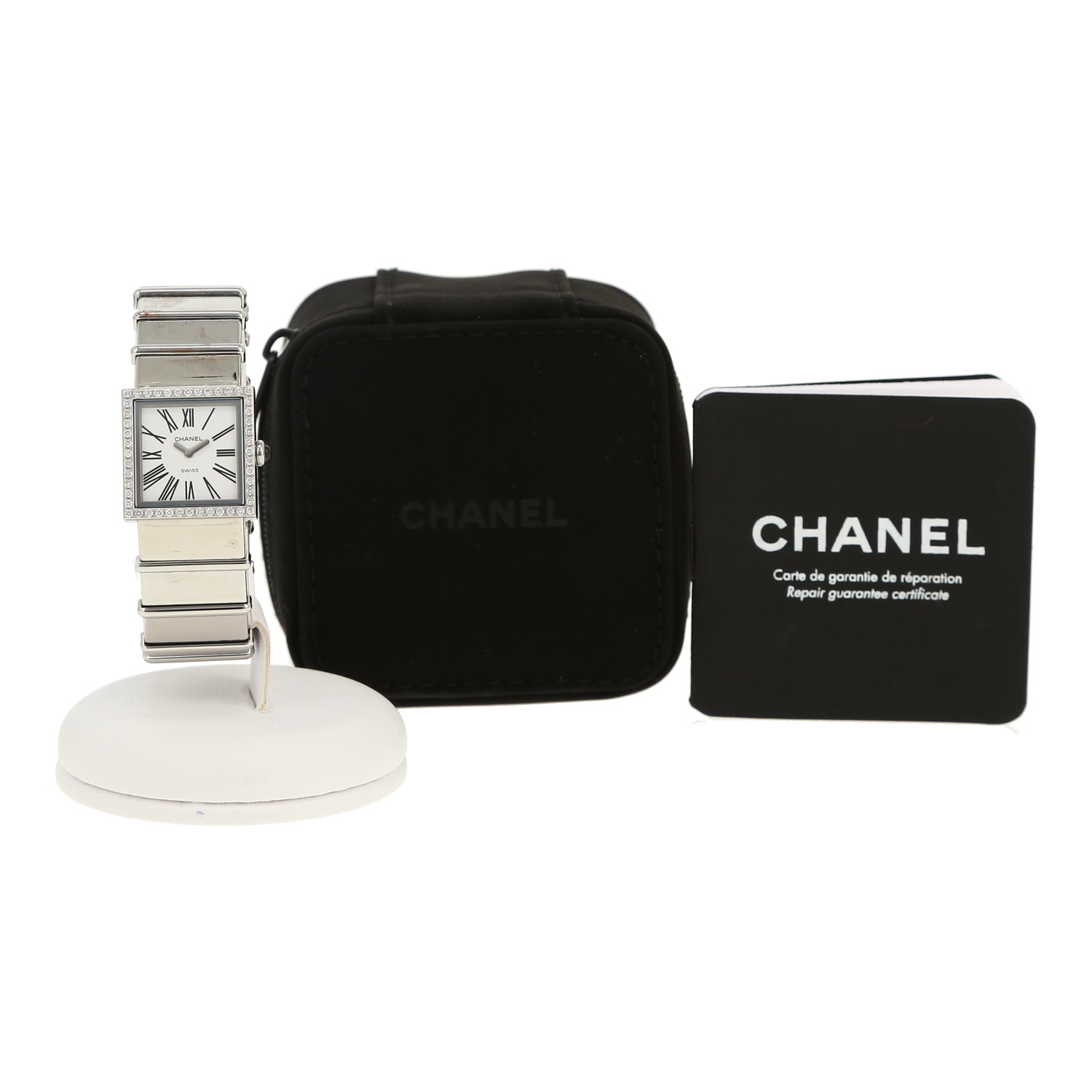 Chanel Mademoiselle  in stainless steel Ref: Chanel - H0830  Circa 1990 - Detail D2