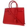 Bolso bandolera Saint Laurent  Sac de jour small en cuero rojo - 00pp thumbnail