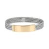 Bracciale Fred Force 10 in oro giallo e acciaio - 00pp thumbnail