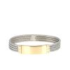 Bracciale Fred Force 10 in oro giallo e acciaio - 360 thumbnail