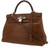 Borsa Hermès  Kelly 32 cm in pelle Barenia marrone - 00pp thumbnail