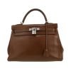 Sac à main Hermès  Kelly 32 cm en cuir Barénia marron - 360 thumbnail