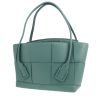 Bottega Veneta  Arco handbag  in blue intrecciato leather - 00pp thumbnail