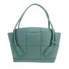 Bottega Veneta  Arco handbag  in blue intrecciato leather - Detail D4 thumbnail