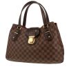 Sac à main Louis Vuitton  Griet Mirage en toile damier ébène et cuir marron - 00pp thumbnail